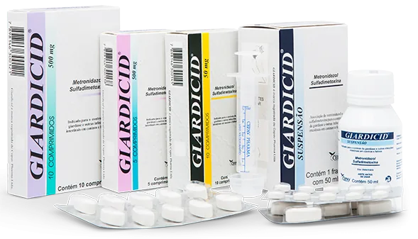 Tratamento de giárdiase, coccidiose, trichomoníase e amebíase.